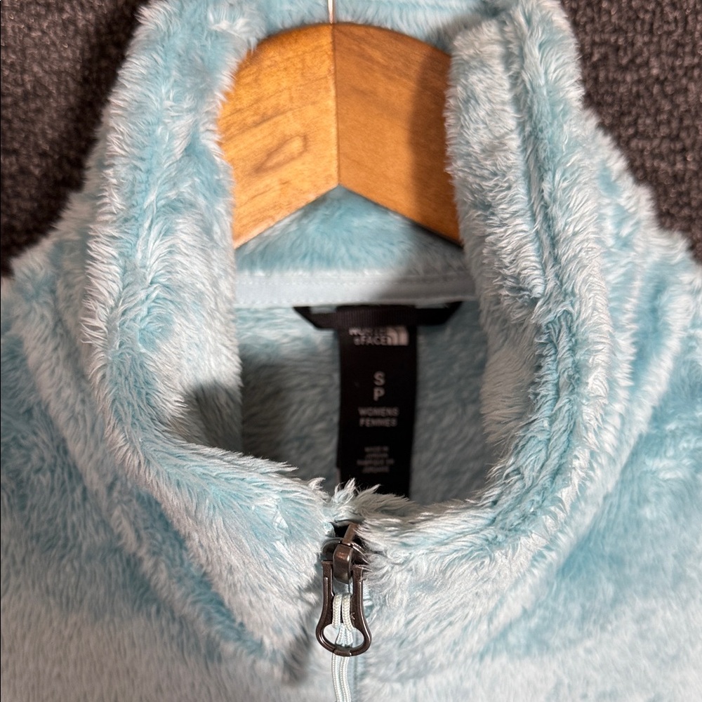 The North Face Sky Blue Fleece Jacket, Womens Small - Picture 3 of 5